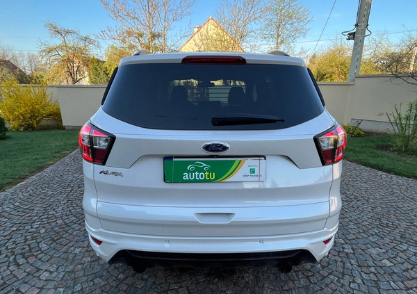 Ford Kuga cena 86900 przebieg: 46000, rok produkcji 2019 z Lubartów małe 596